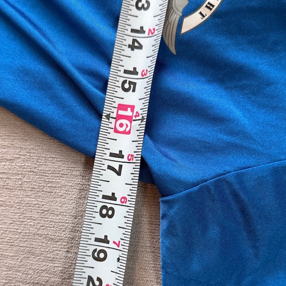 Spirit Blue Short Sleeve Dress with Logo - Picture 6 of 7